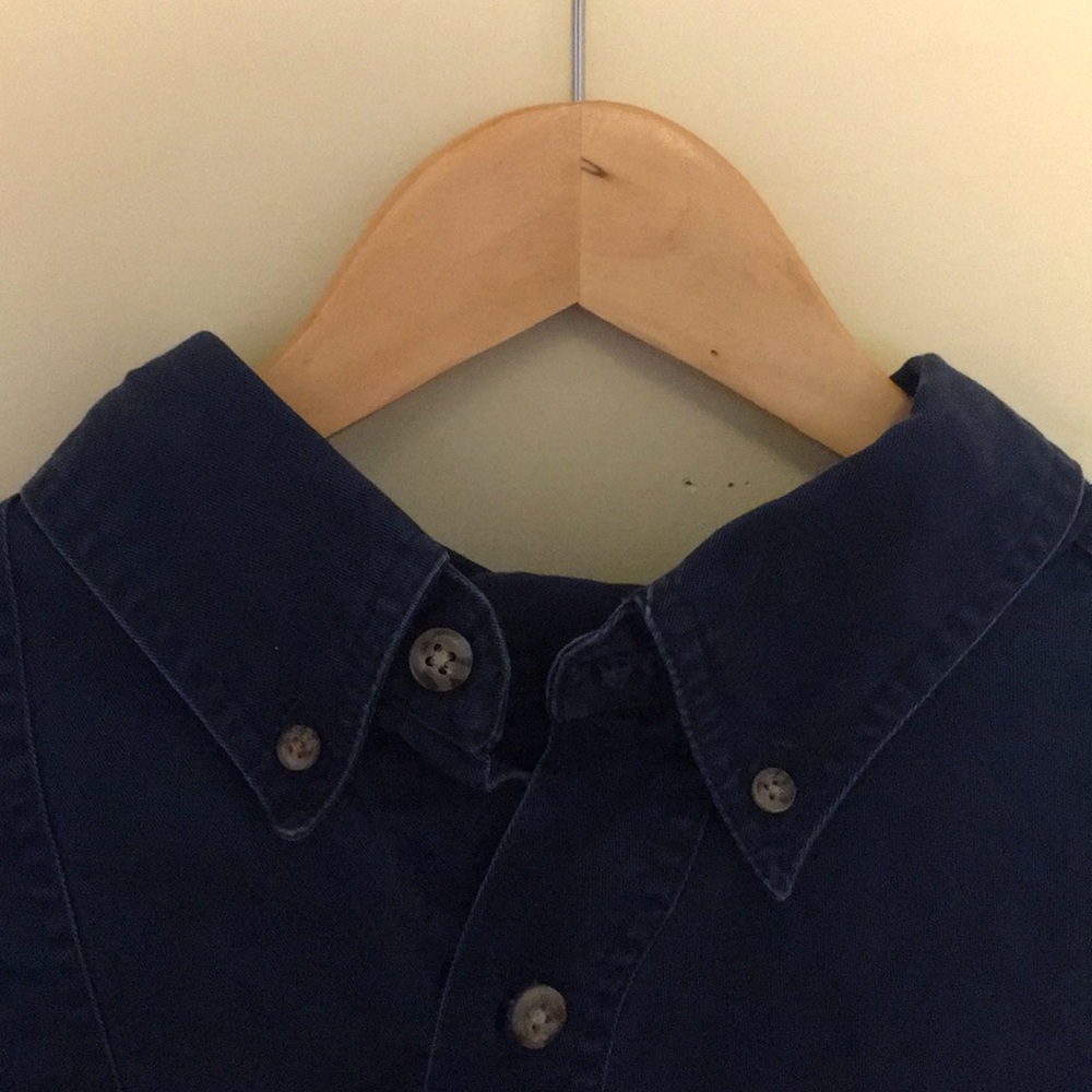 Navy Button-Down - Picture 4 of 5